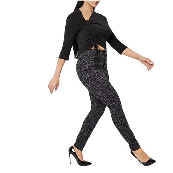 Bold Elements Womens High Rise Curvy Skinny Jean Tummy Control Stretch NWT - Picture 8 of 10